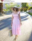 SARAH BRAY BERMUDA Daisy Sun Hat - French Blue Grosgrain Ribbon