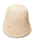 Natural Open Weave Bucket Hat
