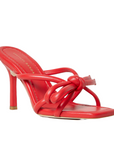 LOEFFLER RANDALL Margi Bow Heeled Sandal, Poppy